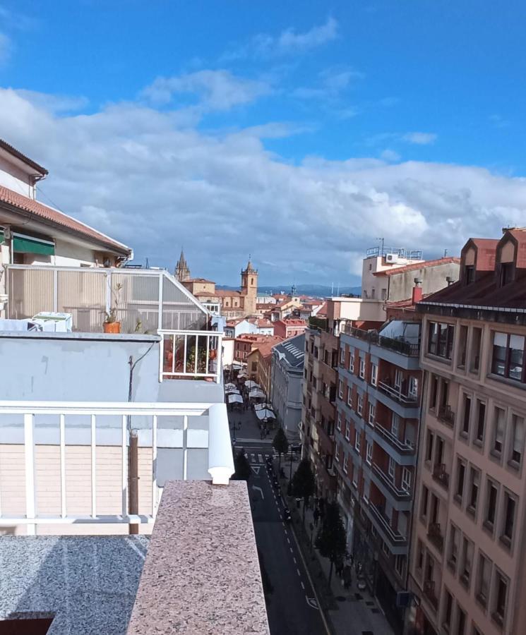 Ferienwohnung Atico Quintana II - Con Terraza, En El Centro Con Wifi Y Garaje Oviédo Exterior foto